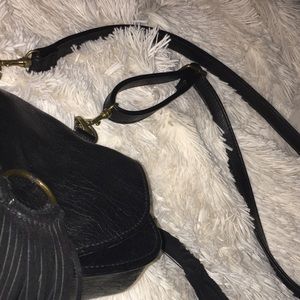 Black crossbody purse
